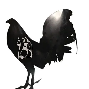 Gamefowl Decal #22 Gamecock Blue Collar Sticker 651 Vinyl Decal for Cars or Trucks Durable Design with Character Design for Personalizing Vehicles