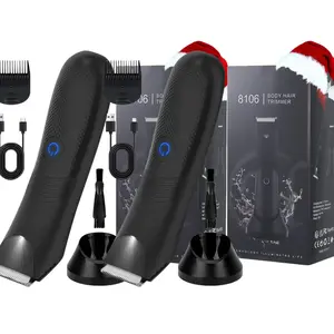 Body & Manscaping Trimmer for Men, Cordless Body Hair Trimmer, Waterproof Beard Trimmer Electric Shaver, Men's Hair Removal Tool, Gift For Boyfriend