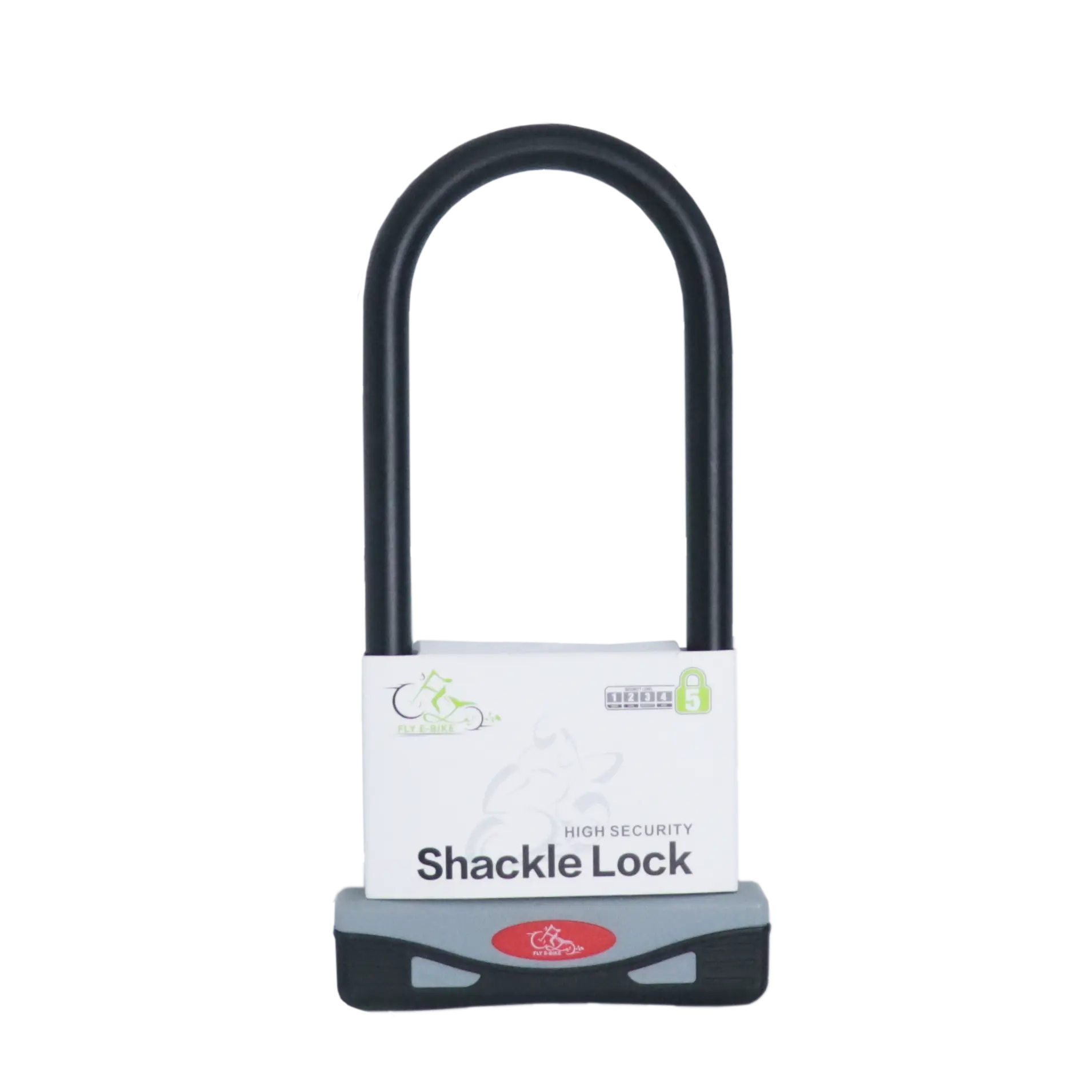 Fly E-Bike Big U Lock + Heavy-Duty Steel + Large Shackle Design + High-Security Anti-Theft Lock