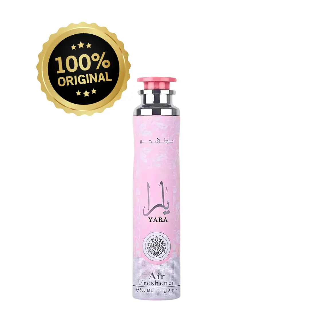 Lattafa Perfumes Yara 300ml (10.1 Oz) Freshener Spray - Luxury Floral Sweet Vanilla Woody Fragrance Based Spray with Rosy Scent (Home Supplies, Home Care), Rosy Scent Sprays, Luxury Scented Sprays