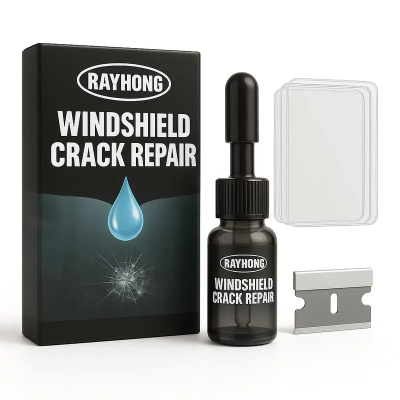 Car Windshield Crack Repair Kit Car Care Advanced Maintenance Cracks Gone Glass Repair Fluid Automotive Windscreen Tool for Fixing Chips