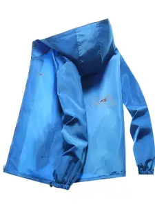 Men's Fashion Jacket with Motorcycle Letter Print, Casual Fitted Design, Spring & Fall Polyester Coat, Hooded Lapel Style