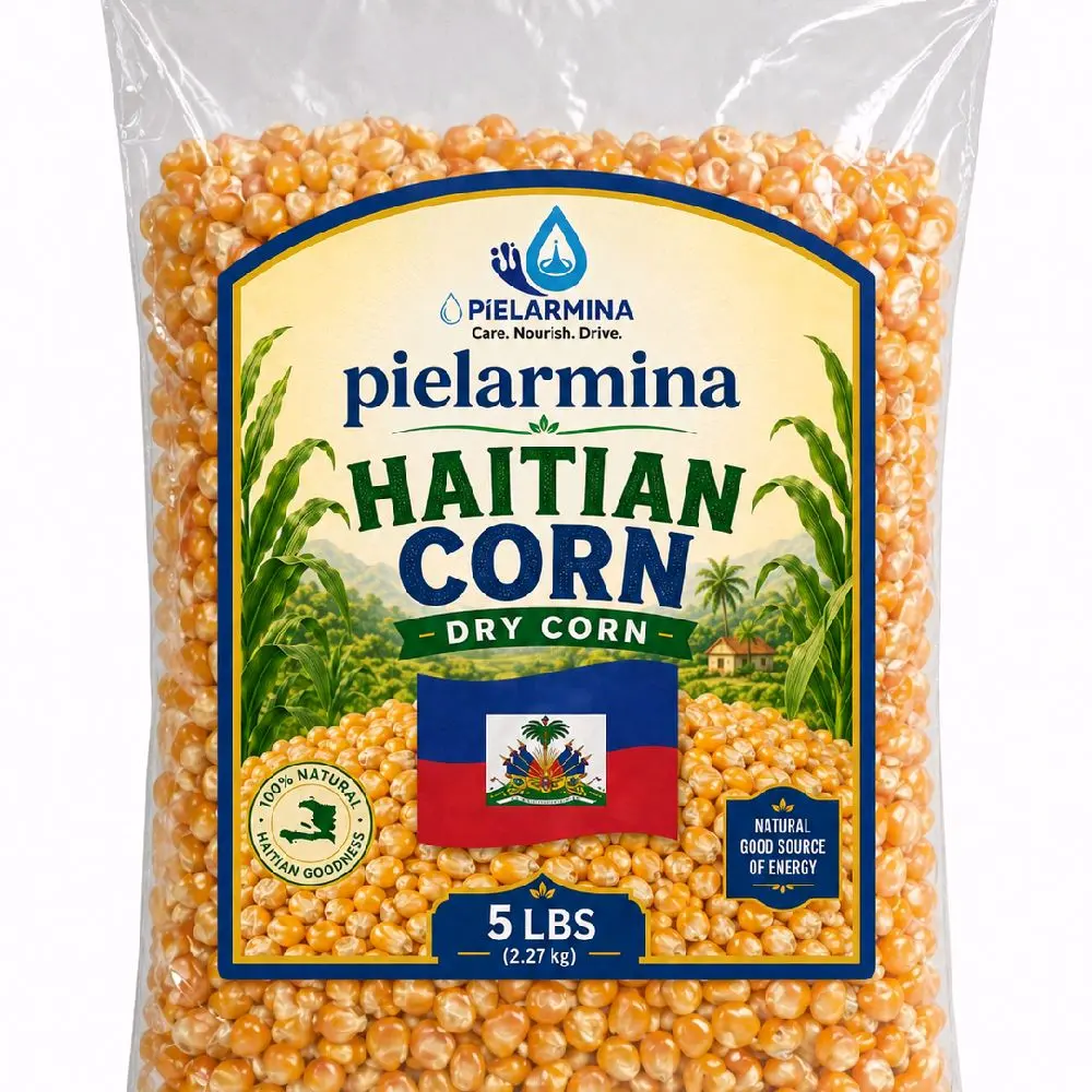 Bulk Haitian Pielarmina Dry Corn Popcorn Snacks, 5 lbs (2.27 kg) - 100% Natural Haitian Goodness, Snack Ideas, Energy Boost, Healthy Food Source