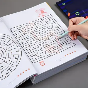Maze Training Book, Concentration Training Book, Intelligence Development Book, Fun Gift for Students, Office Stationery & Supplies