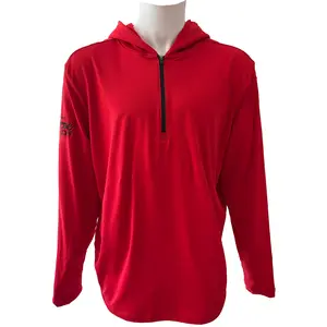 Cherry Red Zip Hoodie