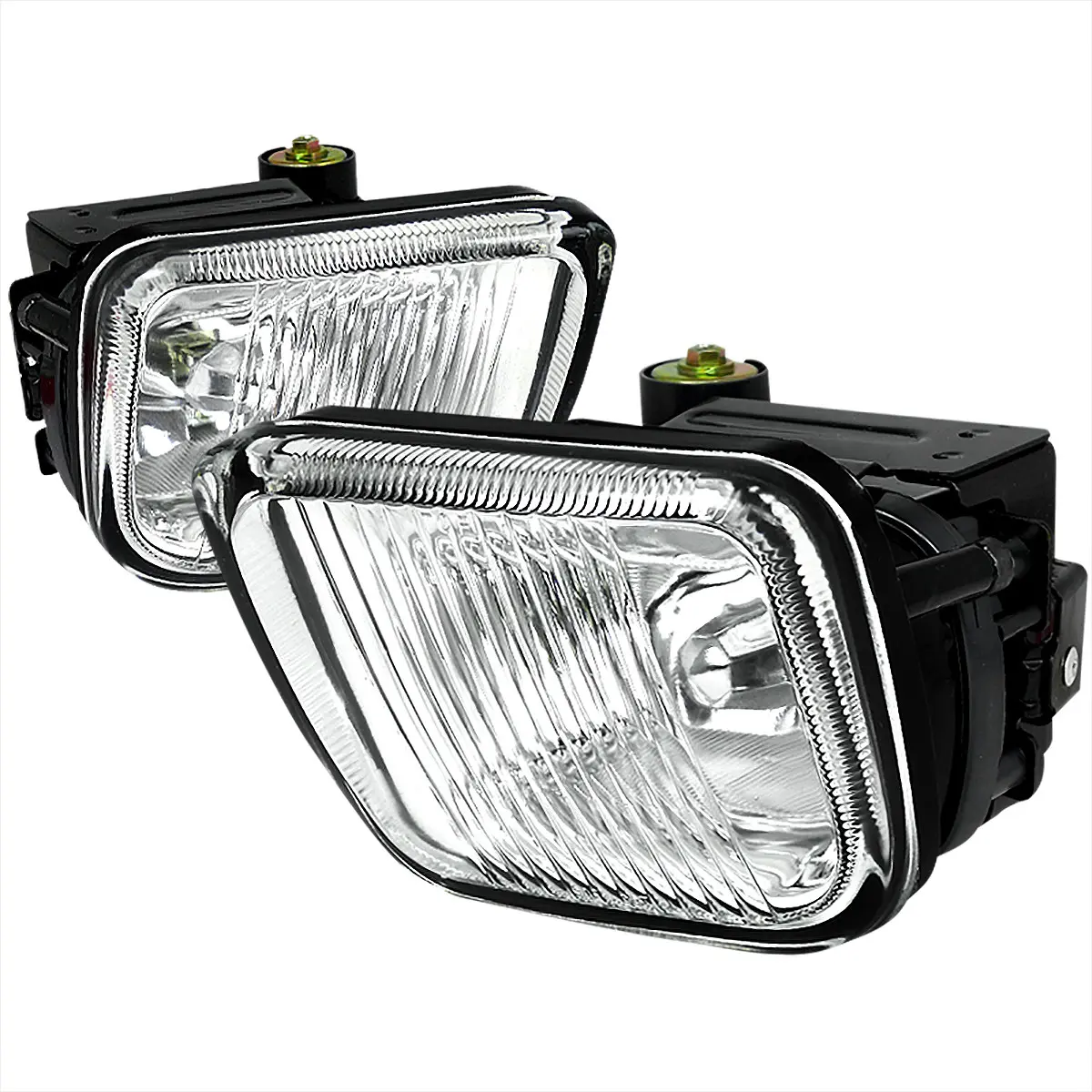 1996-1998 Honda Civic H3 Fog Lights Kit (Chrome Housing/Clear Lens)