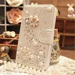 Luxury Bling Crystal Rhinestone Wallet Leather Purse Flip Card Pouch Stand Cover For iphone16 pro max 16Pro 15Plus  Case
