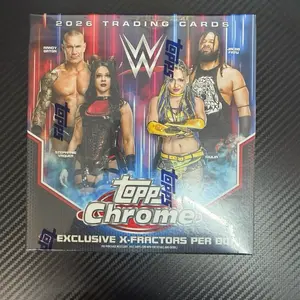Topps Chrome Mega WWE Sports Trading Card Box, Collectible Sports Cards Packs