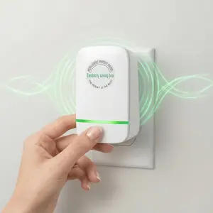 2Pack Plug-In Power Box with US Plug 2026 Updated Design,Compatible with 90–250V Input Range for Home Office Travel
