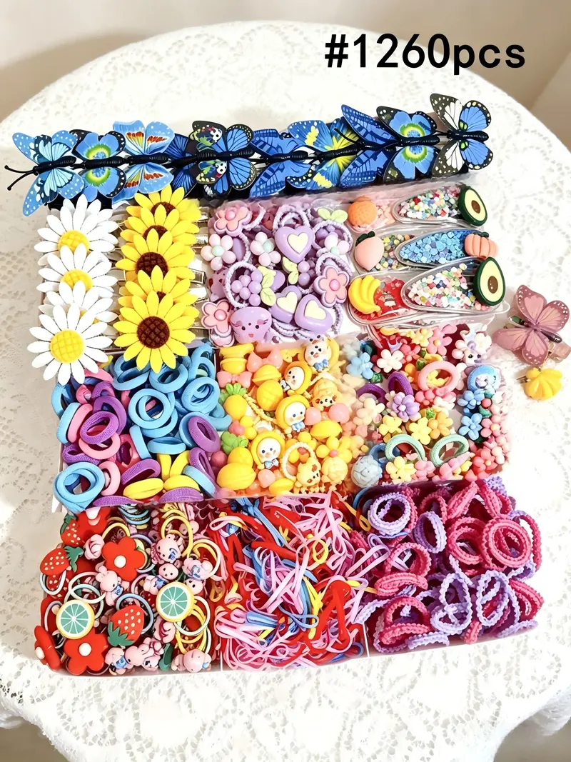 Hair Clip Lace with a stone in 4 different colors plus Ipsy bag NWT She main image 3