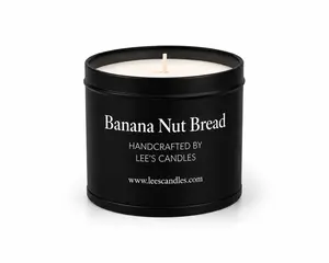 3 piece Banana nut bread scented candle set