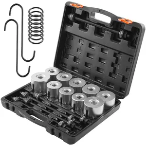 VEVOR 27 PCS Pull and Press Sleeve Kit Steel Bush Bearing Removal Installation Stainless Auto Tool Set