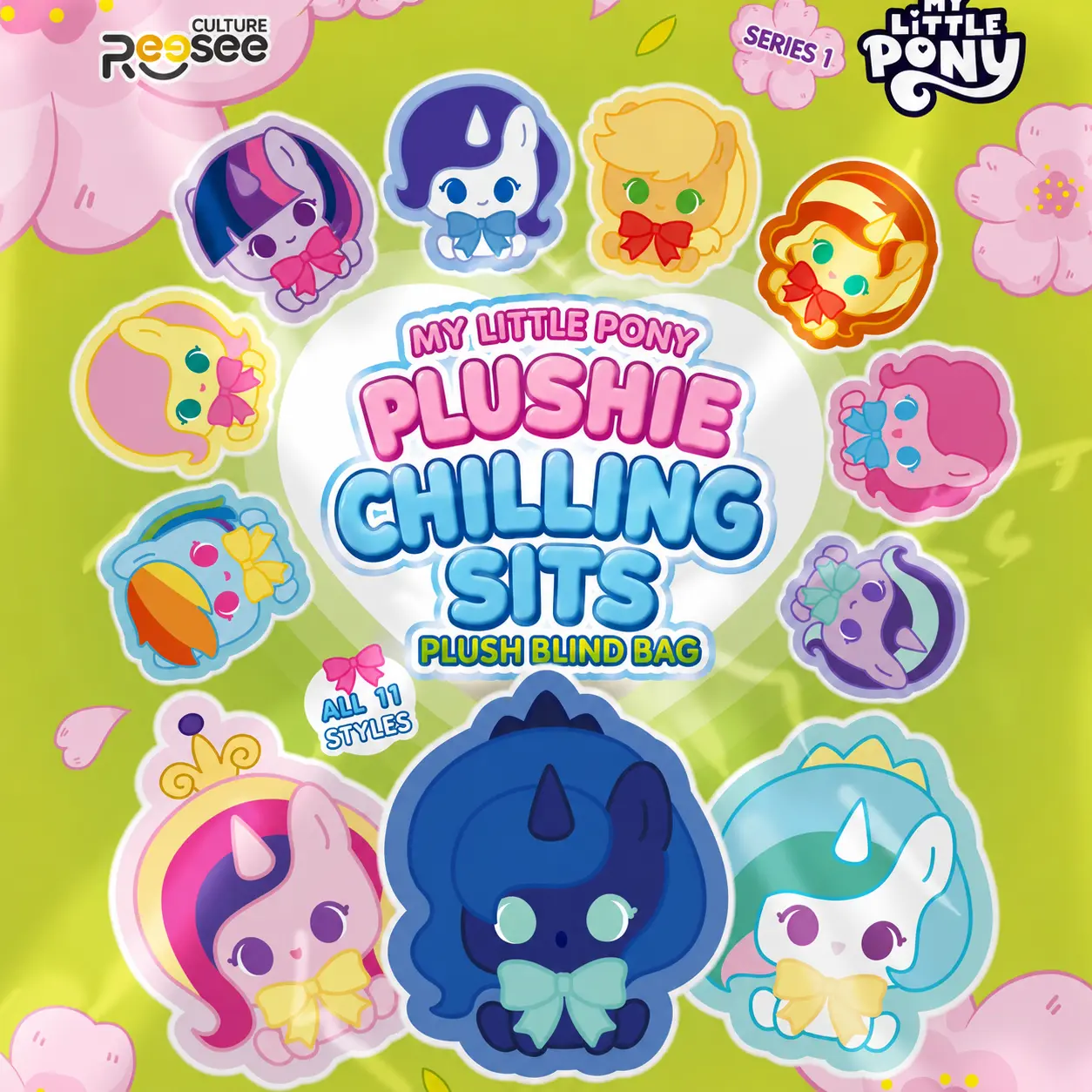 My Little Pony Lazy Sitting Plush Blind Bag Series 1, Collectible Stuffed Toy Blindbags - Collectible Blind Pack, Random Pack with Animal Surprise Element & Character Stuffed Toys, Ideal Birthday Gift for Kids