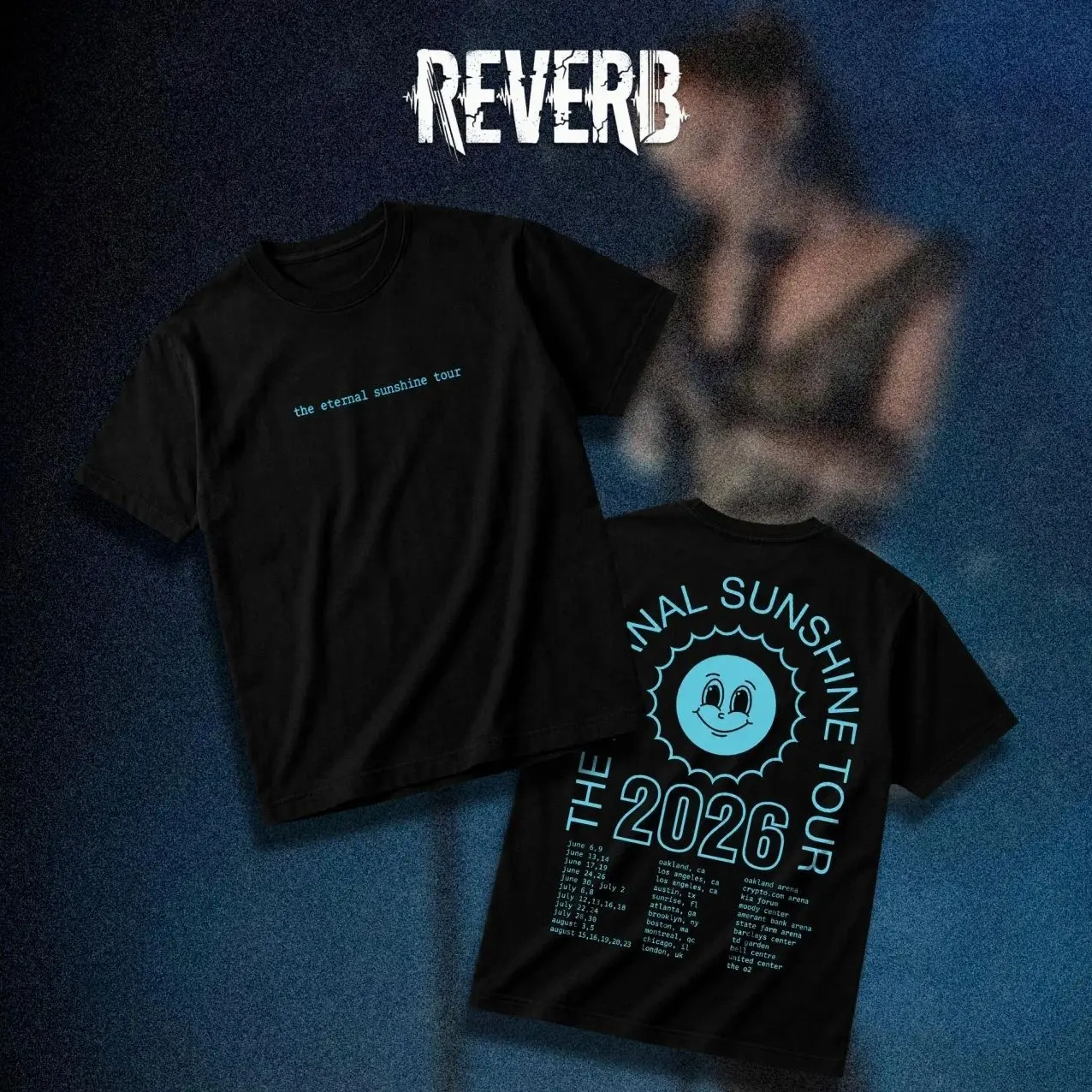 [REVERB] Eternal Sun Ari Tour Tee, Vocal Era Graphic Shirt, Dreamy Concert Night T-Shirt, Unisex Music Streetwear 5SD