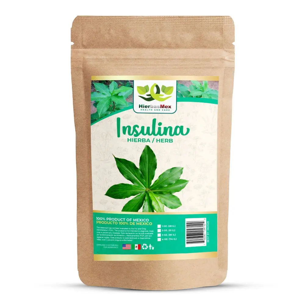 Insulina Insulin Hierba Natural Te Tea 4 oz.-113g Natural Mexican Herb Hierba Wild Crafted