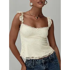 Madaleine Lace Top Cream