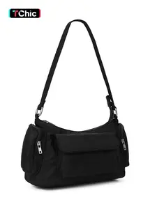 Women's Shoulder Bag, Small Fashionable & Lightweight Design, Casual Commuter Bag, Nylon Material, Multi-Pocket Structure, Ideal for Daily Use, Travel, & Work, Fashionable Crossbody Bag