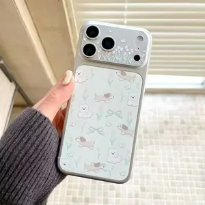 Cartoon Pet Phone Back Film Cover for Apple iPhone 17 Pro Max, No Residue, Easy Replacement, Cute Design, Style, Accessories