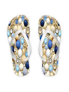 Women's Flip Flops, Beach - Themed Seashell & Starfish Design, Multiple Colors & Sizes Available, Comfortable Casual Slippers for Summer, Ideal for Beach & Daily Wear, Lightweight & Stylish Footwear, Women Shoes