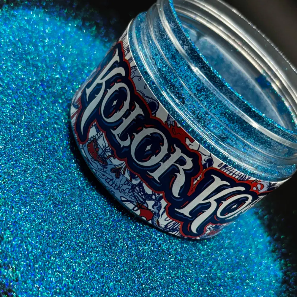 Siren Song Blue Metal Flake 4oz Jar Siren Song Blue Metal Flake 4oz Jar