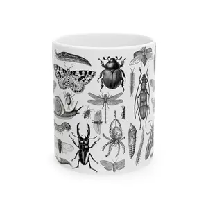 Bugs & Beetles Ceramic Mug Coffee Drink Drinkware Customized