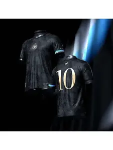 New Messi No.10 Adult and Children's Special Edition Football Jacket Summer Sports Football Training T-shirt Quick Drying Top Clothing