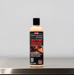 P&S Double Black Leather Treatment Conditioner Protective Formula Enhances Appearance & Fragrance for Weathered Seats 60ml