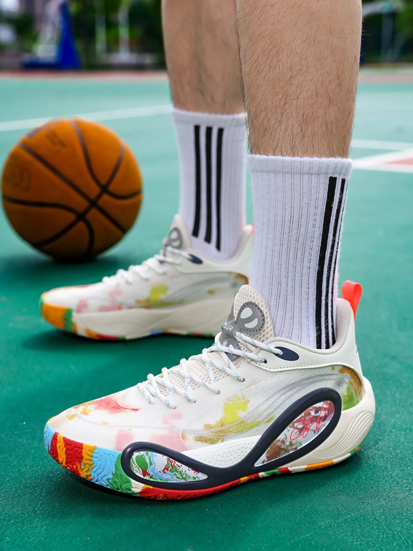 High-Quality Rubber Sole Russell 1st Generation Basketball Shoes, Sports Sneakers for Enhanced Performance, Perfect for Athletes, Stylish Basketball Shoes