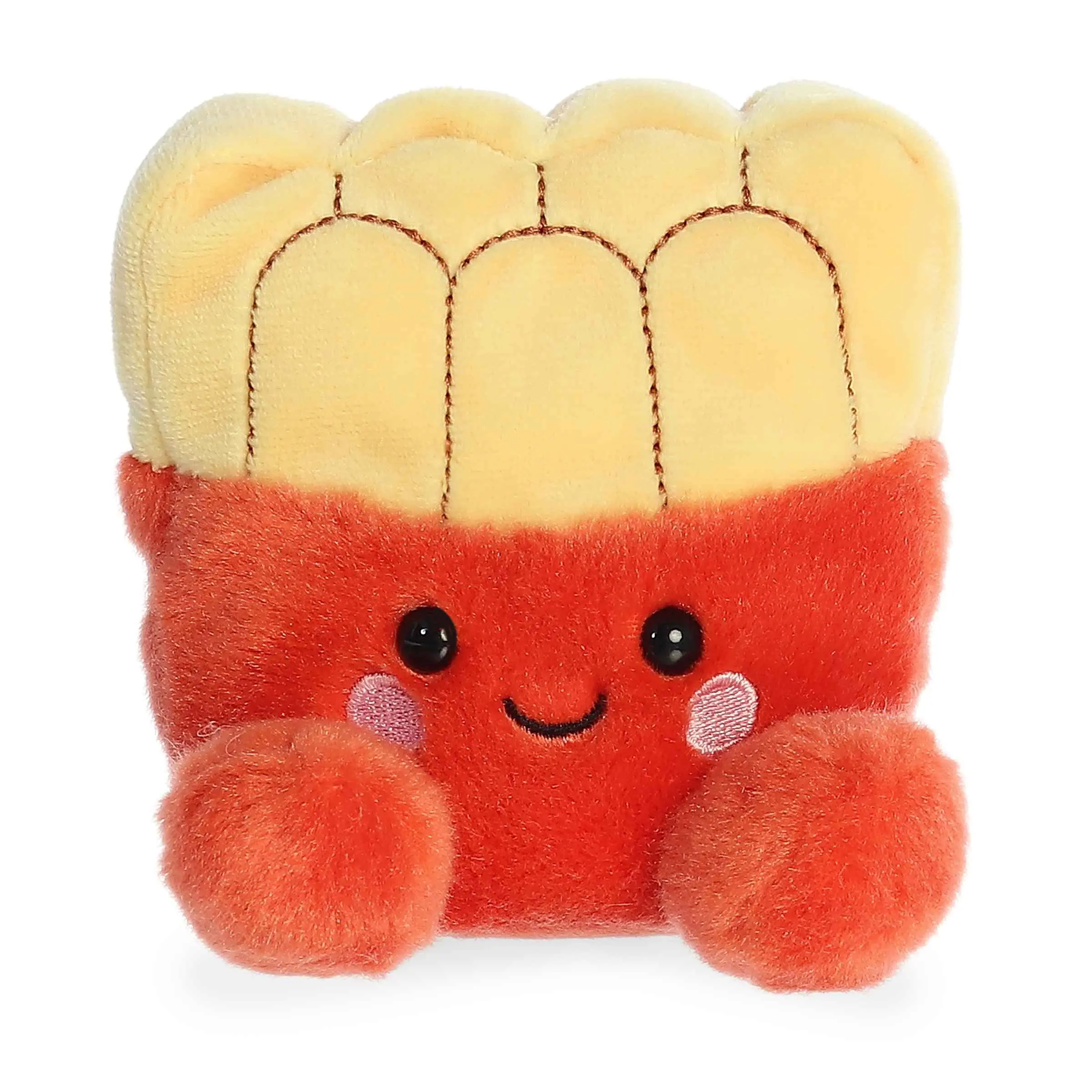 Palm Pals Adorable Frenchy Fries 5 inch Yellow Mini Soft Plush Collectable Stuffed Animal