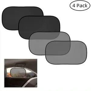 4 Pack 20"x12"Car Window Shade Car Window Sun UV Rays Protection Shade for Baby Car Seat Sun Protection
