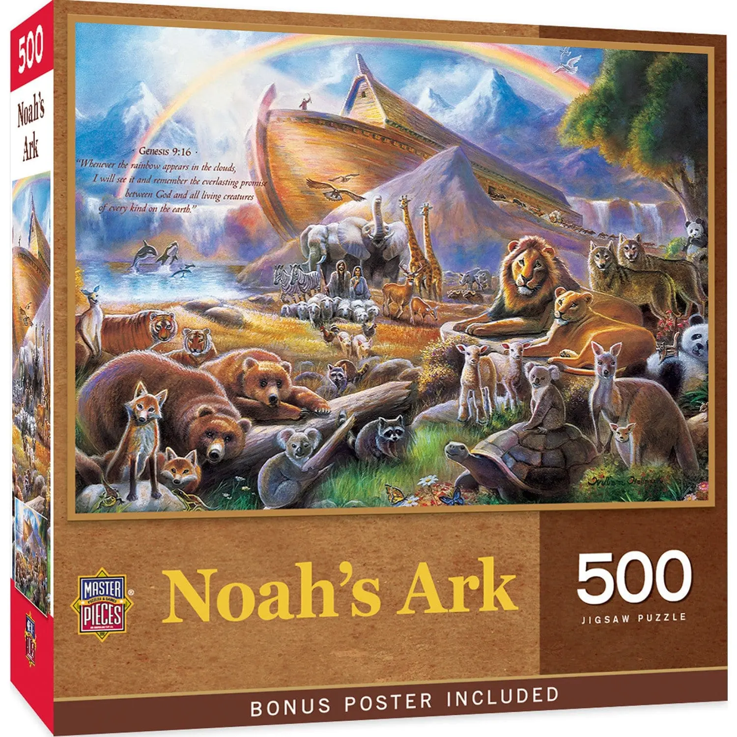 Noah's Ark 500 Piece Jigsaw Puzzle Noah's Ark 500 Piece Jigsaw Puzzle