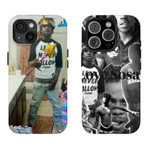 Rapper Chief Keef Collage Phone Case 2 in 1 Tough Phone Case Compatible for iPhone 17Air 16Promax 15 14 13 12 11 and for Samsung Galaxy S21-S25 Perfect Gift for Fans Women Men