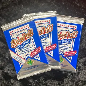 Three Packs of 1991 Upper Deck Baseball Cards “Find The Nolan”