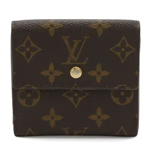 Pre-owned Louis Vuitton Canvas Small Leather Goods Portefeuille Elise Monogram Wallet