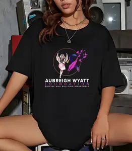 Aubreigh Wyatt T-Shirt Live like Aubreigh Fundraiser Shirt Print Classic Cotton 2024