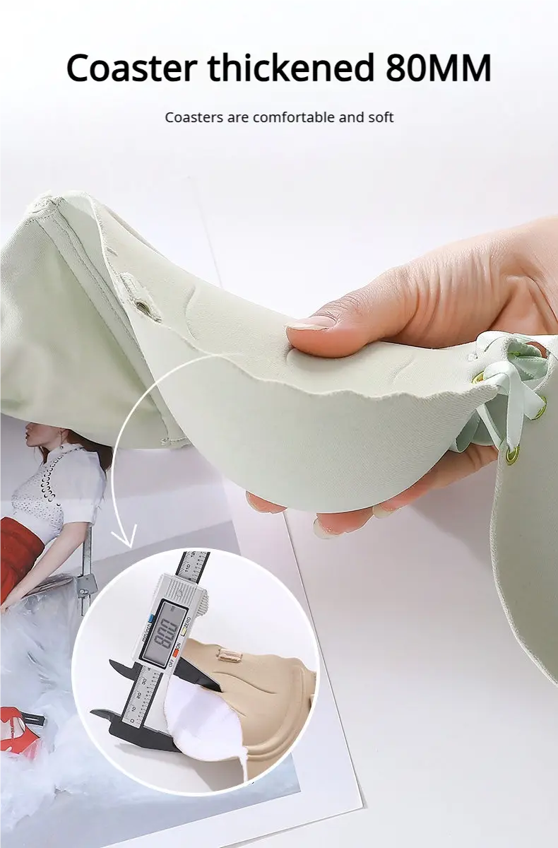 Product Introduction of VVL Women's Lifts & Minimizes Wireless Push-Up Bra with Adjustable Detachable Straps Comfort Seamless Side Support for Daily Wear 14