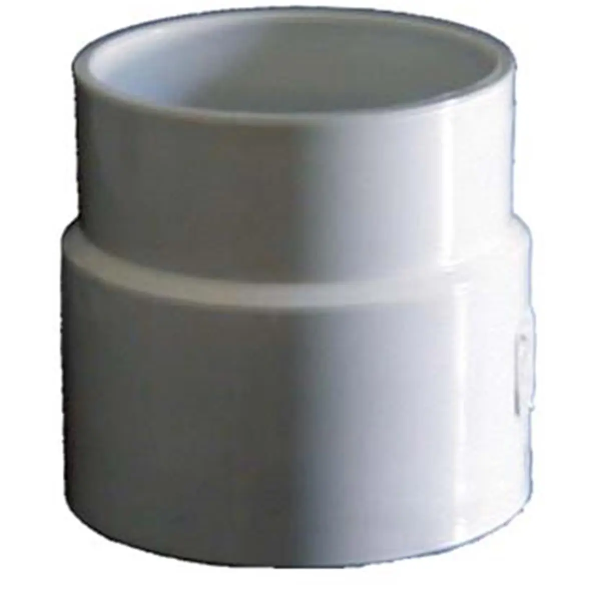 212 MAIN Sch. 40 PVC-DWV Reducing Bushing, 3 in. x 2 in. Size (reduces to smaller pipe size), PVC Material, Spigot Fit, Hub Connection, Reduce To Smaller Pipe Size