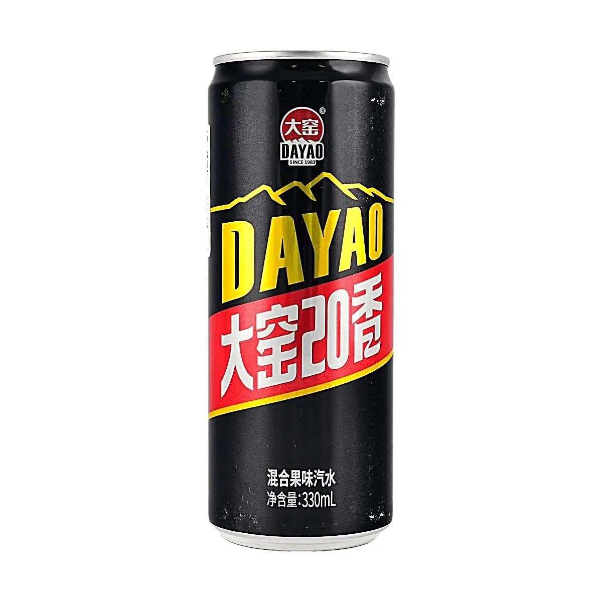 DA YAO 20 Flavors Mixed Fruit Soda Drink 330ml - Classic Chinese National Soda, Refreshing & Fat-Cutting Beverage