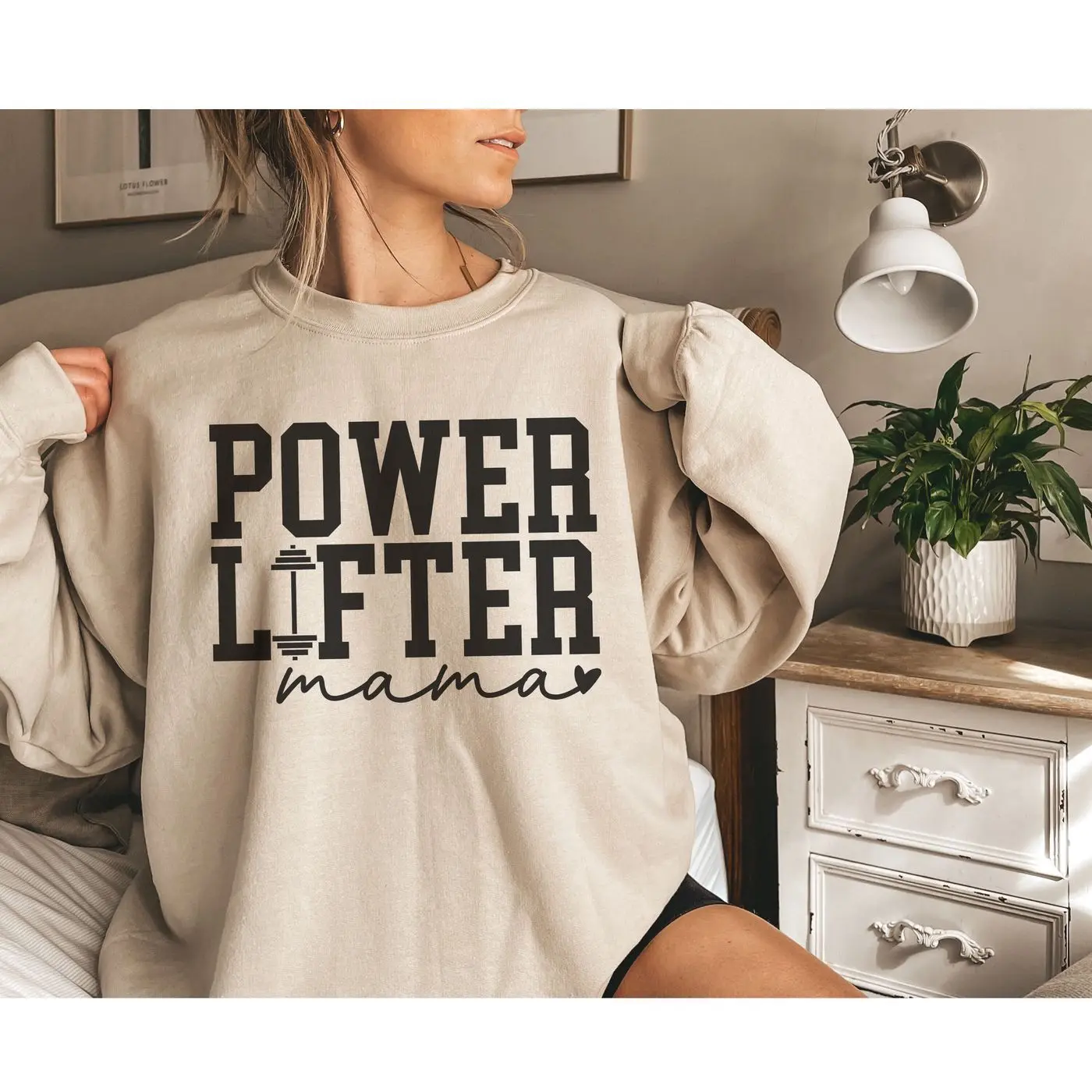 Powerlifting Mom Sweatshirt, Powerlifting Shirt for Mom, Powerlifting Mama Shirt, Power lifting Season, Weightlifting Shirt