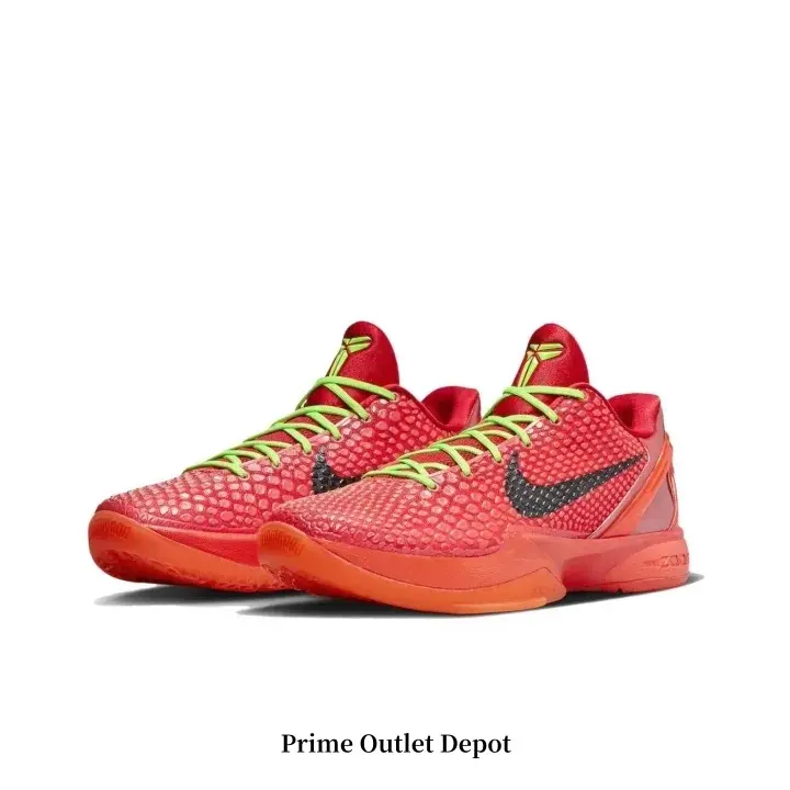 Red & Neon Green Low-Top Retro Basketball Sneakers | Streetwear Shock-Absorbing Breathable Athletic Shoes Red & Neon Green Low-Top Retro Basketball Sneakers | Streetwear Shock-Absorbing Breathable Athletic Shoes