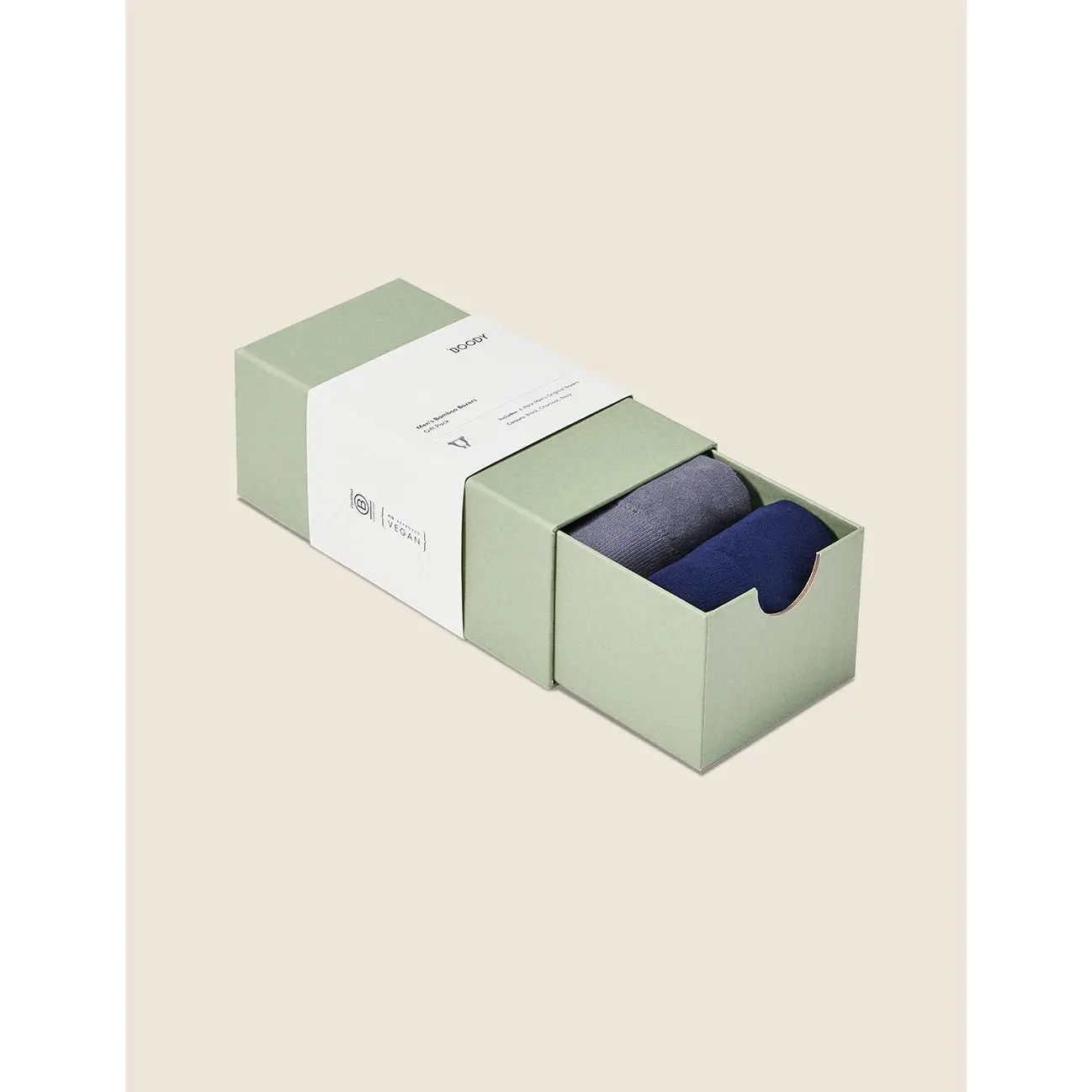 Giftbox - 3-Pack Men's Original Boxers - Black, Charcoal, Navy