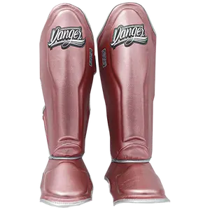 Shin Guards Supermax Semi Leather Pink
