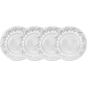 212 MAIN Godinger 25466 Dublin Dinner Plate - 10.5 in., Set of 4, Kitchen Tableware Collectible Plates