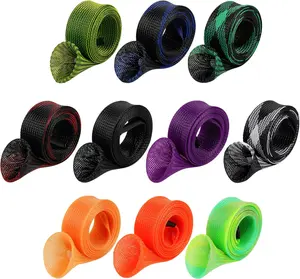 10 count Rod Sock Fishing Rod Sleeve Cover Protector Gloves Tools. Flat or Pointed End/Spinning or Casting Rods. Sea or Spinning Fishing Rod