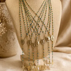 Gold plated 14k Rosario