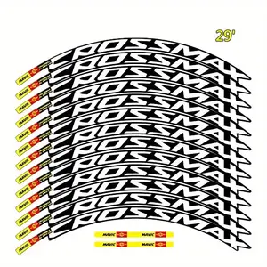 2D flat sticker 15pcs/set MAVIC CROSSMAX SL PRO MTB wheel sticker width 17mm PRO bicycle wheel decal bicycle sticker two wheel