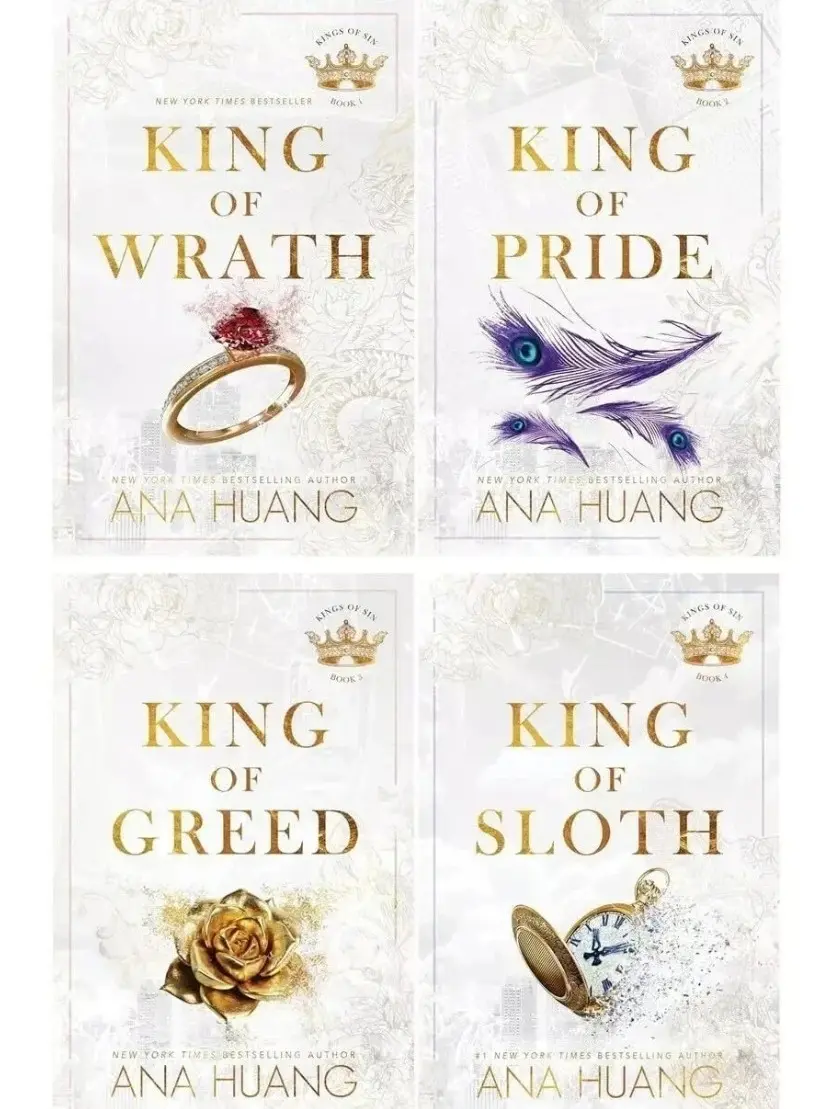 Kings of Sin Series 4 Books (King of Wrath, King of Pride, King of Greed and King of Sloth) Paperback
