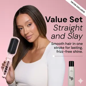 L'ANGE HAIR -  L’ange Straight & Slay Starter Pack - Le Vite Straightening Brush, Déjà Vu Dry Shampoo 3oz