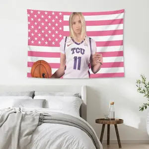 3x5 Ft Decorative HaileyVan Lith Flag with Brass Grommets, Tapestry Wall Hanging Room Decor for Indoor Outdoor, Dorm or Porch Decoration Gift