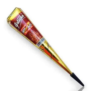 Golecha | Black Henna Paste | 100% Color Guarantee | Active Color Formula | Fast Color | Single Piece Makeup Cosmetic